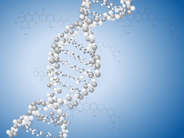 dna estructure background