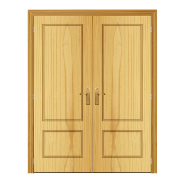 Doble door background