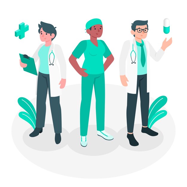 doctors concept illustration