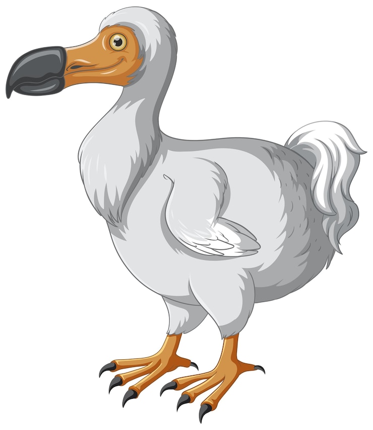 Free Vector dodo bird extinct animal