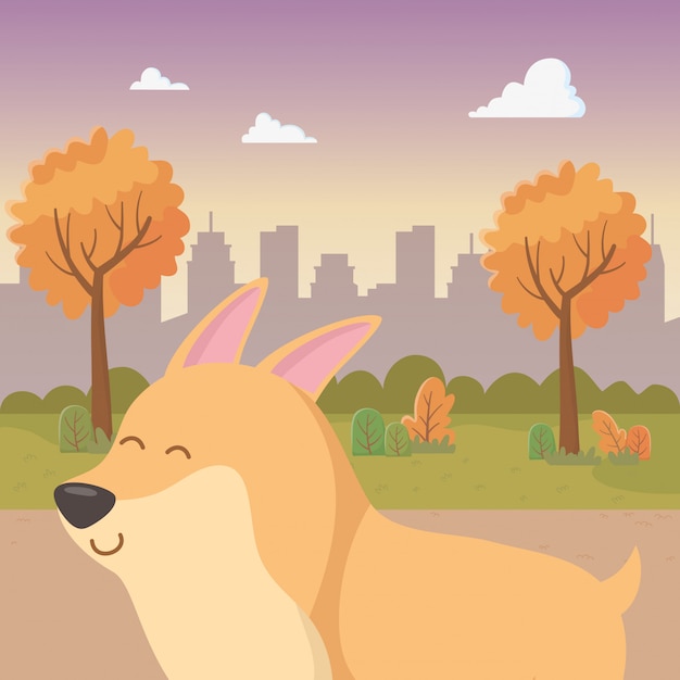 Бесплатное векторное изображение Мультфильм собака