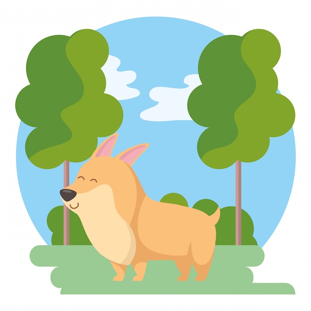 Free vector dog cartoon