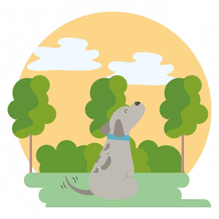 Free Vector dog cartoon 
