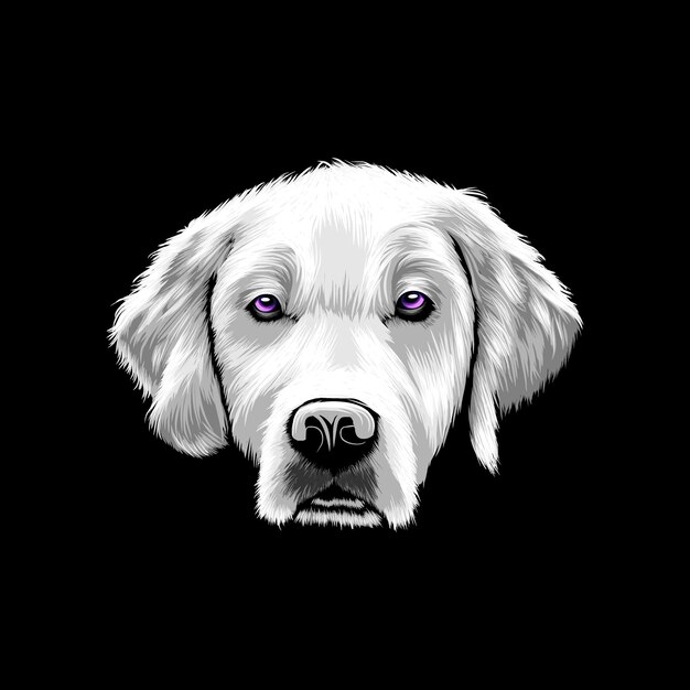 Dog cute vector illustration abstract design