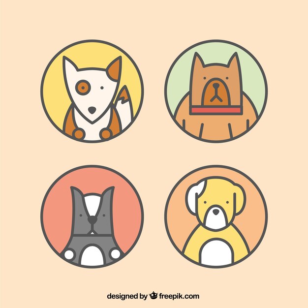 Dog icons