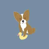 Бесплатное векторное изображение Собака