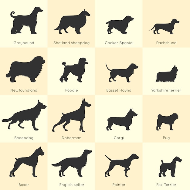 Dogs Breed Set