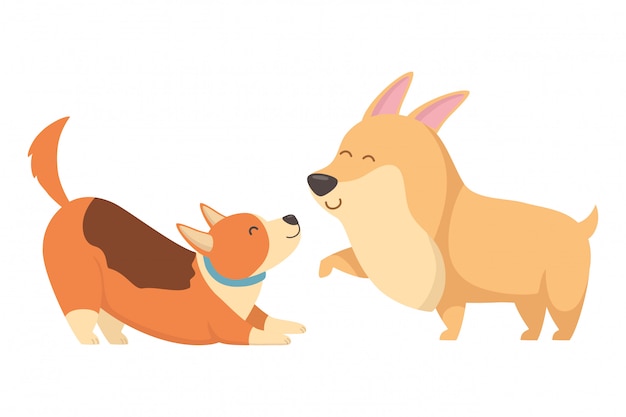 Free vector dogs of cartoons