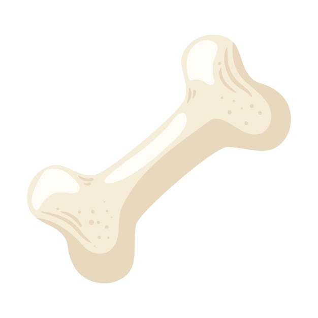 Free vector dogs need calcium for strong teeth and bone icon isolated