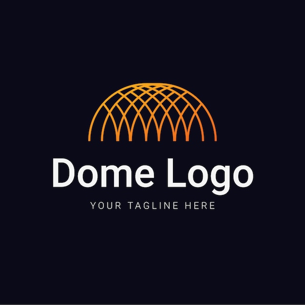 Dome logo design template