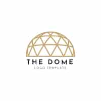 Free vector dome logo design template