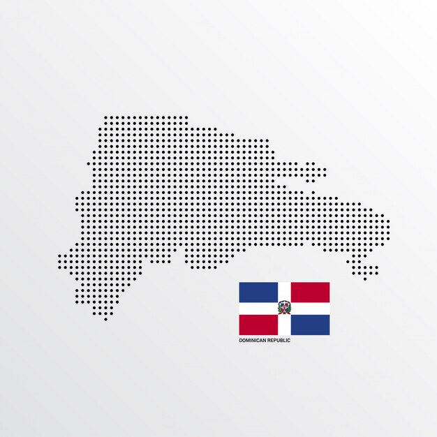 Доминиканская Республика Дизайн карты
