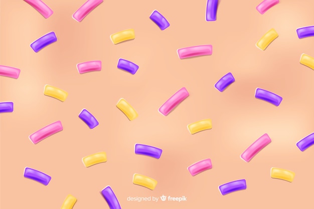 Free vector donut glaze background