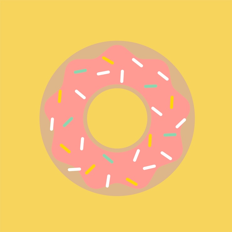 無料Vector ドーナツ