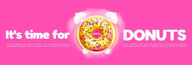 Donuts promo template