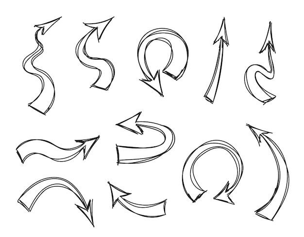 Doodle arrows