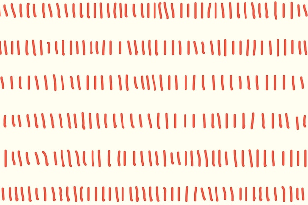 Free vector doodle background, red lined pattern design vector