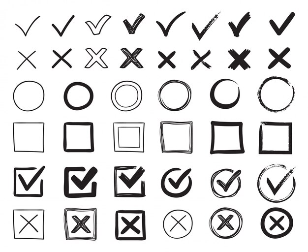 チェックボックス 画像 無料のベクター ストックフォト Psd