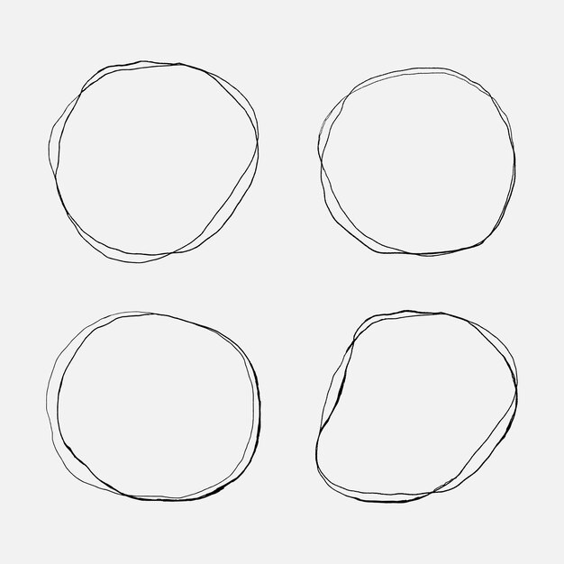 Doodle circle set