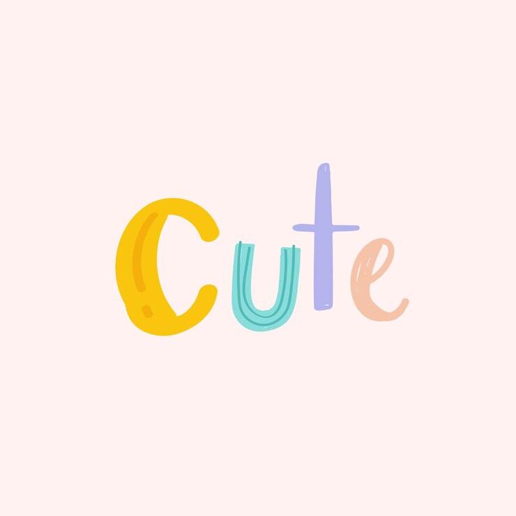 無料Vector 落書きフォントかわいいタイポグラフィ ベクトル手描き