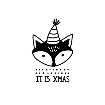 キャップと手書きのレタリングのペンギンとクリスマスカード プレミアムベクター キャップと手書きのレタリングのペンギンとクリスマスカード プレミアムベクター