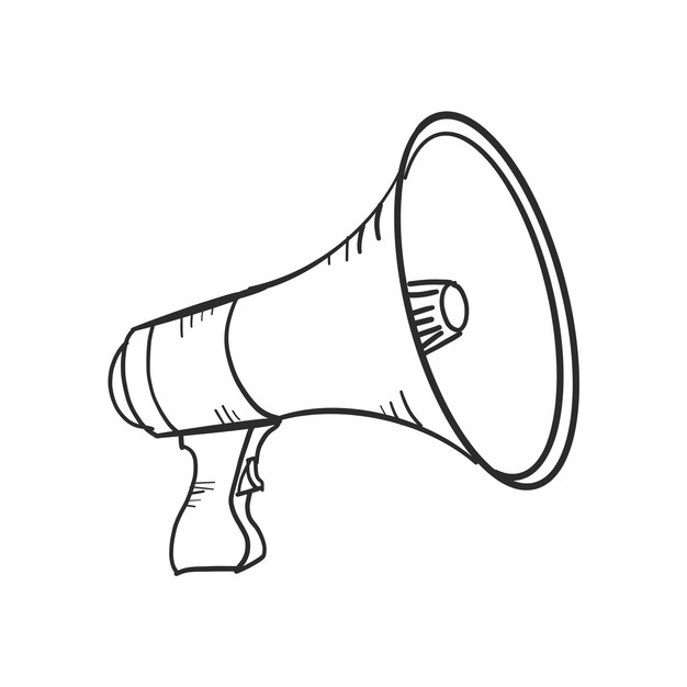 Doodle megaphone