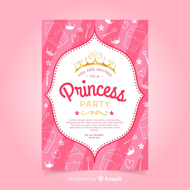 Panneau Princesse pour carte d'anniversaire avec : image vectorielle de  stock (libre de droits) 362058122