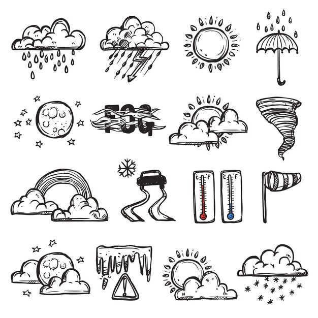 Doodle Weather Set