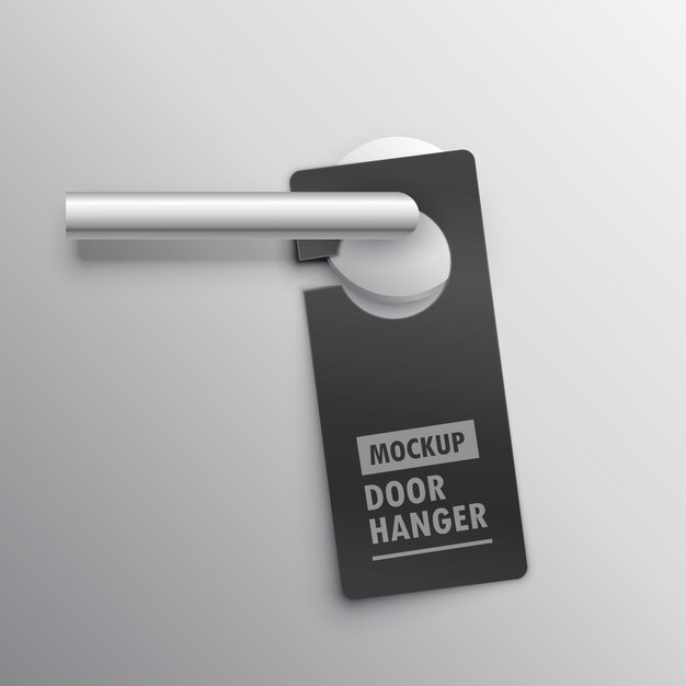 Door hanger, mockup