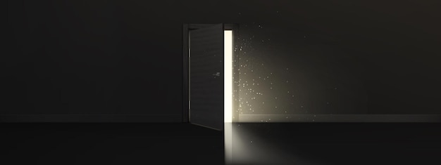 Door of Opportunity. Door opening with bright light illuminating a dark  space , #SPONSORED, #opening, #bright, #Door, #Opportun…