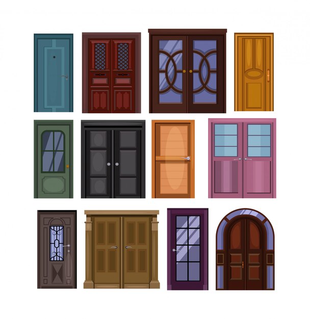 Door set illustration