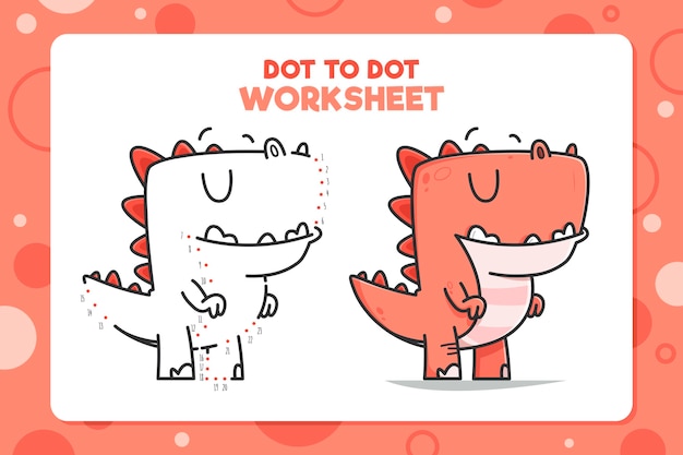 Dot to dot worksheet template