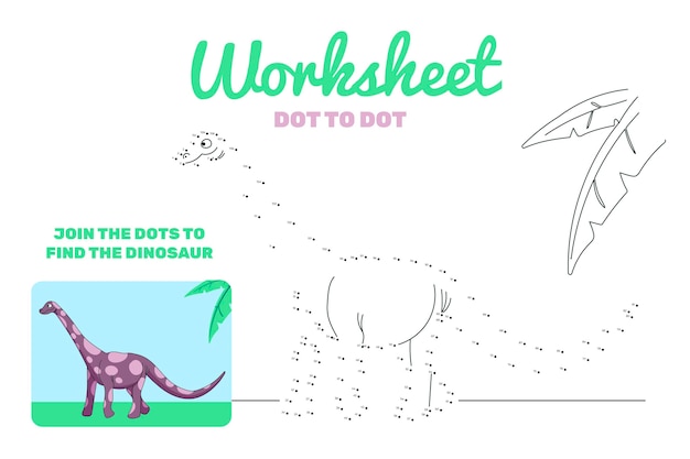 Dot to dot worksheet template