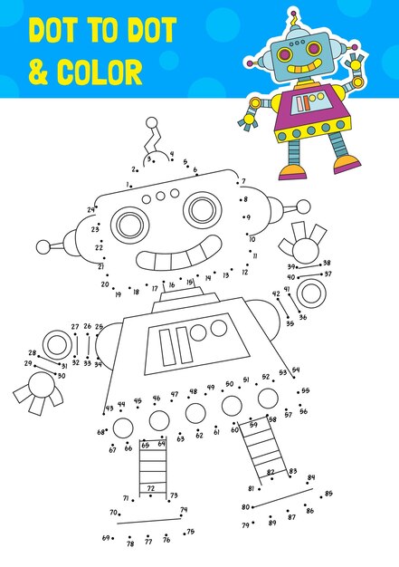 Free Vector Dot To Dot Worksheet Template