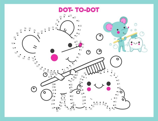 Dot to dot worksheet