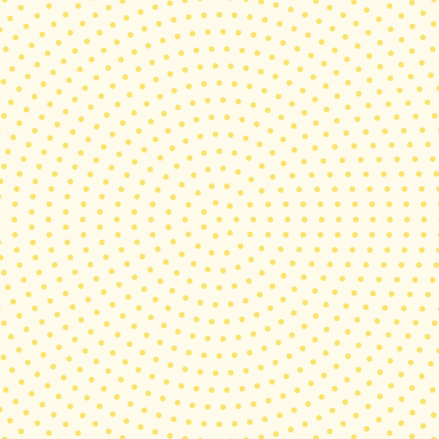 Dots circle pattern background in soft yellow color