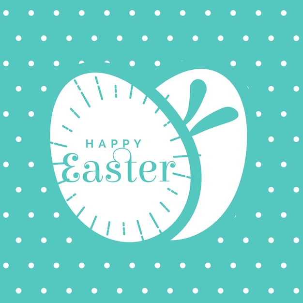 Free vector dotted background for easter