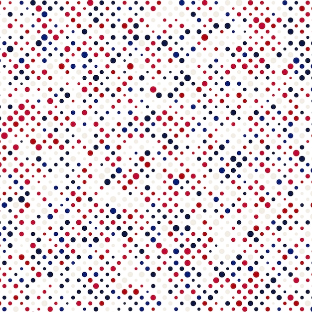 赤白と青の色の点線の背景
