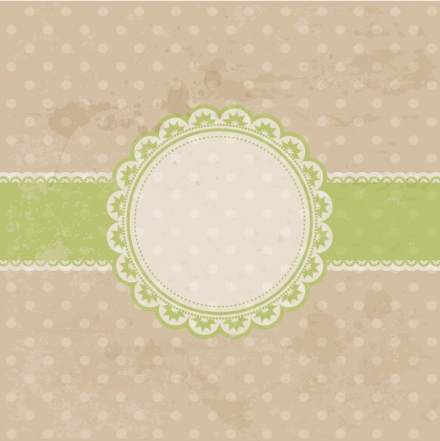 Dotted background in scrapbook style