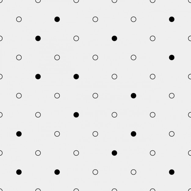 Dotted monochromatic pattern