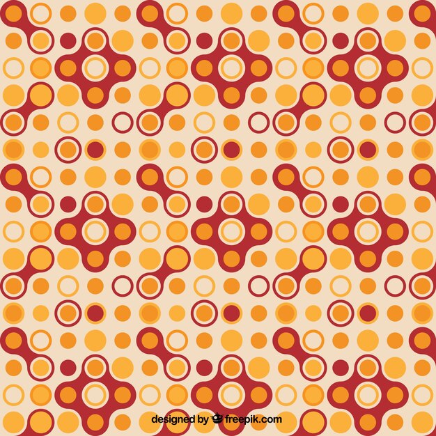 Free vector dotted pattern in retro style