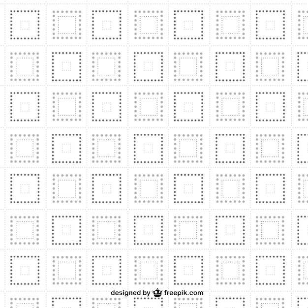 Free vector dotted squares seamless pattern