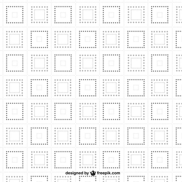 Dotted squares seamless pattern