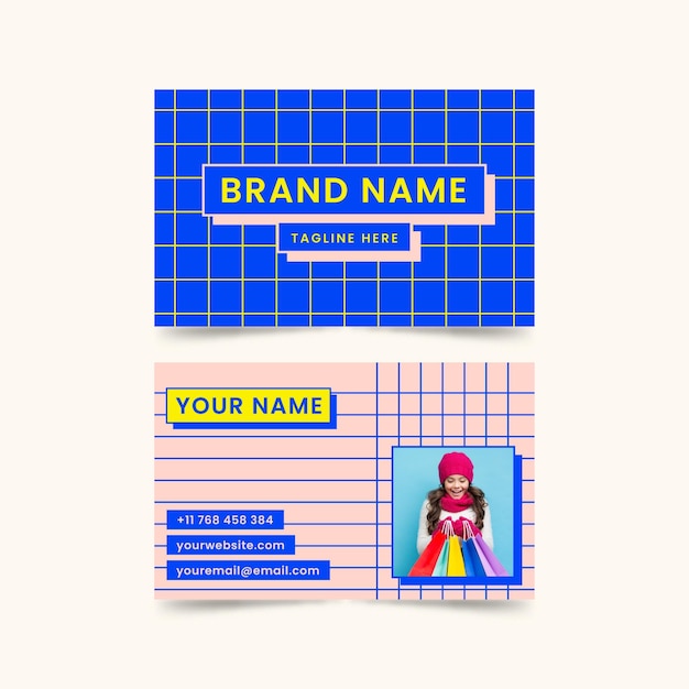 Double-sided business card