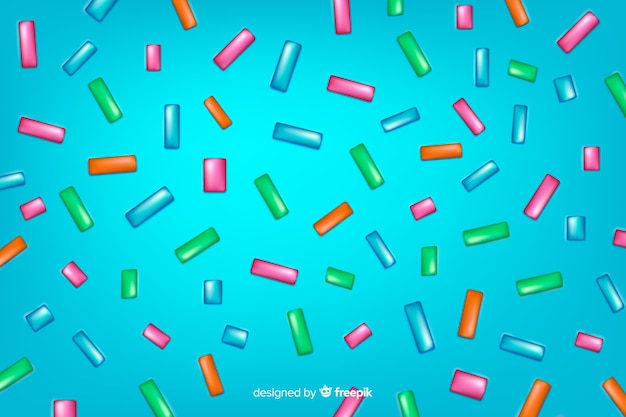 Free vector doughnut blue flavorful glaze background