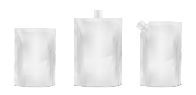 doypack mockup for food or cosmetic branding