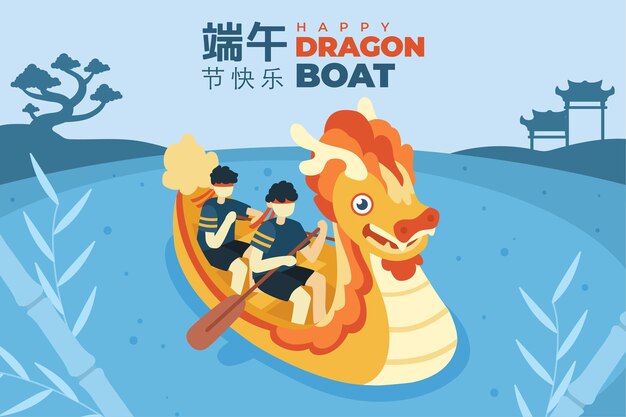 Dragon boat wallpaper theme