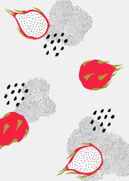 Dragon fruit pattern