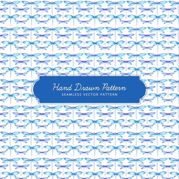 Dragonflies pattern design