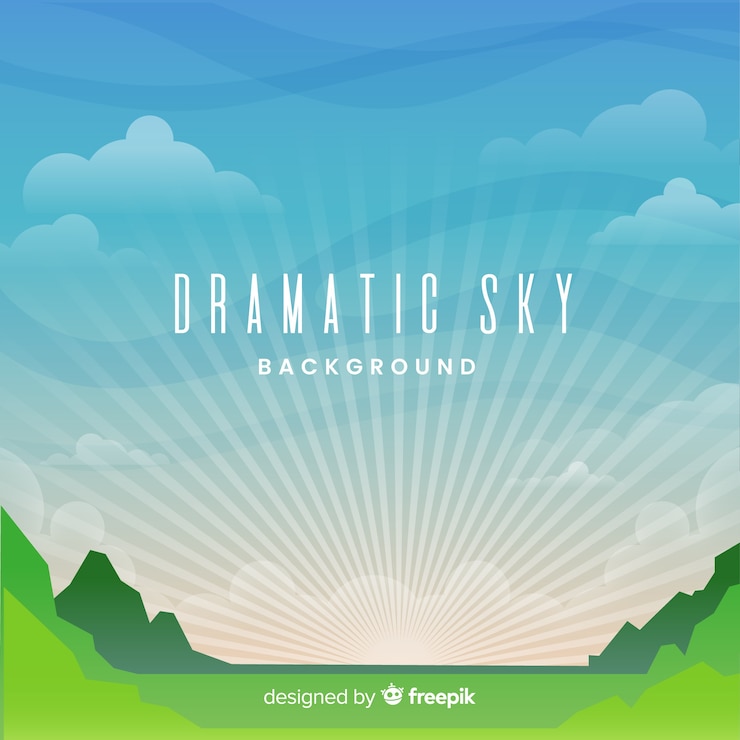 Free Vector dramatic sky background